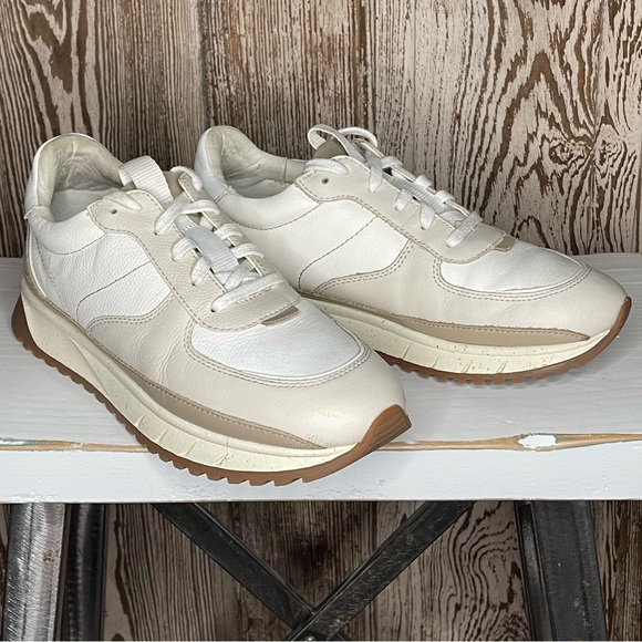 Madewell Kick Off Trainer Sneakers Shoes Antique Cream / Beige Size 7 - Picture 5 of 16